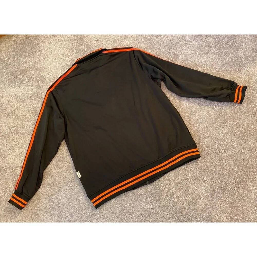 San Francisco Giants Gogo Sports Jacket Large Black & Orange Polyester